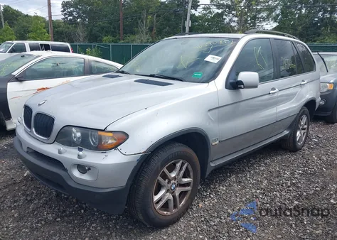 2005 BMW X5 3.0I из США, поврежденный, VIN 5UXFA13565LY18437